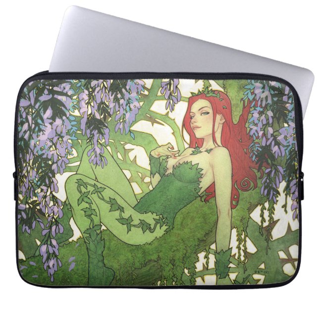 Batman Rebirth Poison Ivy Cover Illustration Laptop Sleeve (Voorkant)