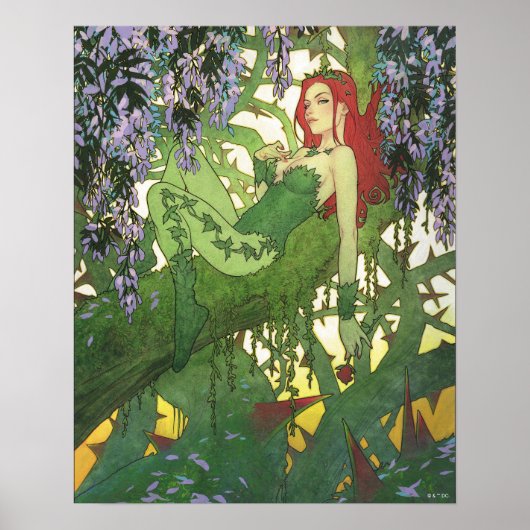 Batman Rebirth Poison Ivy Cover Illustration Poster (Voorkant)