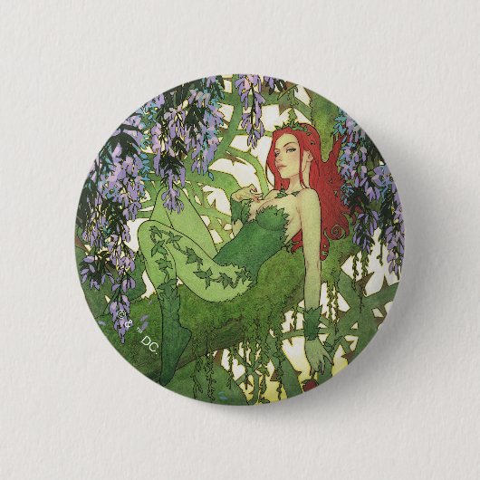 Batman Rebirth Poison Ivy Cover Illustration Ronde Button 5,7 Cm (Voorkant)