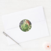 Batman Rebirth Poison Ivy Cover Illustration Ronde Sticker (Envelop)
