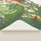 Batman Rebirth Poison Ivy Cover Illustration Sherpa Deken (3/4)