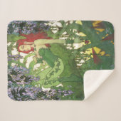 Batman Rebirth Poison Ivy Cover Illustration Sherpa Deken (Voorkant (horizontaal))