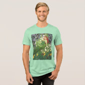 Batman Rebirth Poison Ivy Cover Illustration Tri-Blend Shirt (Voorkant volledig)