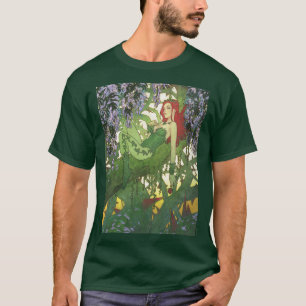 Batman Rebirth Poison Ivy Illustratie op Omslag T-shirt