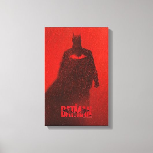 Batman Red Rain Theatrisch Poster Grafisch Canvas Afdruk (Voorkant)