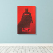 Batman Red Rain Theatrisch Poster Grafisch Canvas Afdruk (Insitu (Houten vloer))