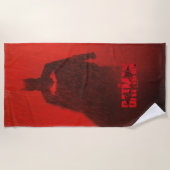 Batman Red Rain Theatrisch Poster Grafisch Strandlaken (Voorkant)