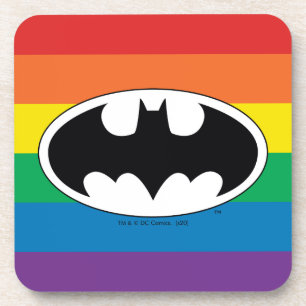 Batman Regenboog Logo Bier Onderzetter