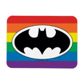 Batman Regenboog Logo Magneet (Horizontaal)