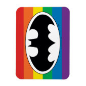 Batman Regenboog Logo Magneet (Verticaal)