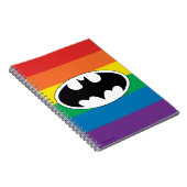 Batman Regenboog Logo Notitieboek (Rechterzijde)