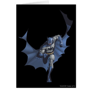 Batman rent met vliegende cape