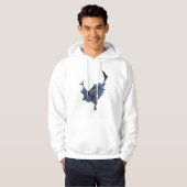 Batman rent met vliegende cape hoodie (Voorkant volledig)