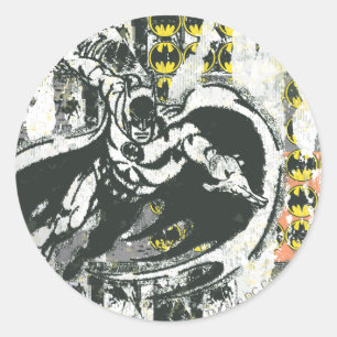 Batman - Rise Up Collage 1 Ronde Sticker