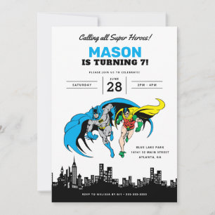 Batman & Robin - Gotham City Birthday Kaart