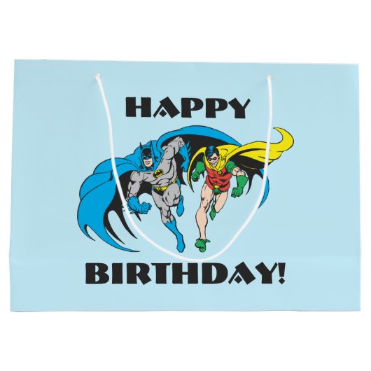 Batman & Robin Large Cadeautasje (Achterkant)