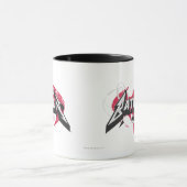 Batman | Rode en zwarte Logo Mok (Midden)