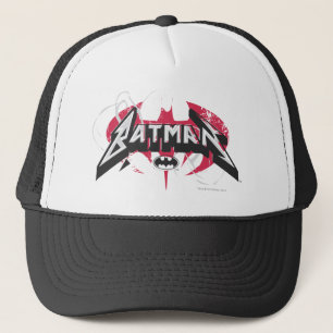 Batman Rode en zwarte Logo Trucker Pet