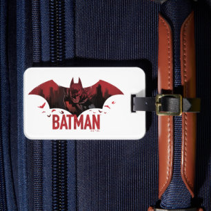 Batman Rode Gotham Icoon Bagagelabel