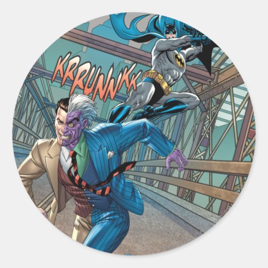 Batman Rogue Rage - 7 Ronde Sticker (Voorkant)
