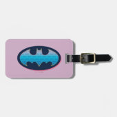 Batman | Roze en blauw symbool Bagagelabel (Voorkant horizontaal)