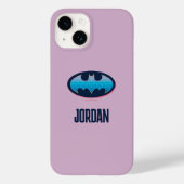 Batman | Roze en blauw symbool Case-Mate iPhone Case (Achterkant)