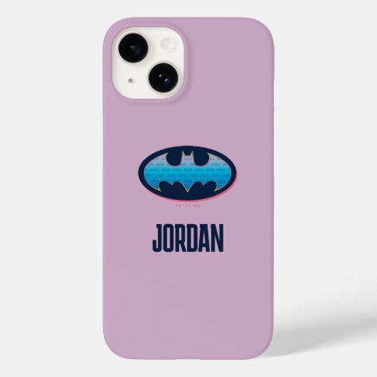 Batman | Roze en blauw symbool Case-Mate iPhone Case (Achterkant)