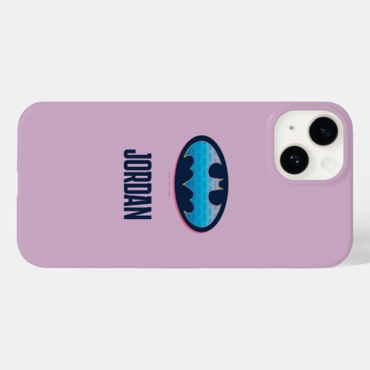 Batman | Roze en blauw symbool Case-Mate iPhone Case (Achterkant (horizontaal))