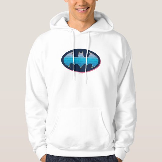 Batman | Roze en blauw symbool Hoodie (Voorkant)