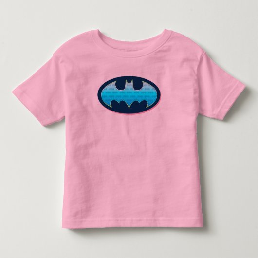 Batman | Roze en blauw symbool Kinder Shirts (Voorkant)