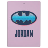 Batman | Roze en blauw symbool Klembord (Achterkant)