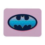 Batman | Roze en blauw symbool Magneet (Horizontaal)