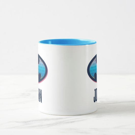 Batman | Roze en blauw symbool Mok (Midden)
