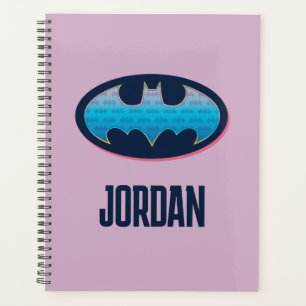 Batman Roze en blauw symbool Planner