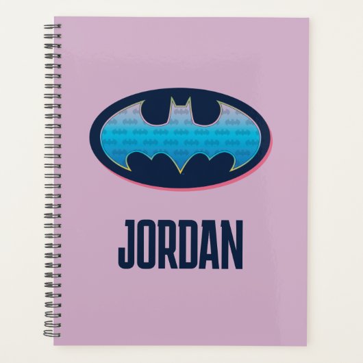 Batman | Roze en blauw symbool Planner (Voorkant)