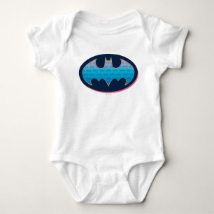 Batman Roze en blauw symbool Romper