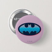 Batman | Roze en blauw symbool Ronde Button 5,7 Cm (Voorkant /achterkant)