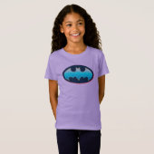 Batman | Roze en blauw symbool T-shirt (Voorkant volledig)