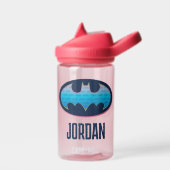 Batman | Roze en blauw symbool Waterfles (Links)