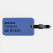 Batman | Roze poladot Logo Bagagelabel (Achterkant horizontaal)