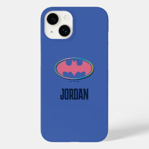 Batman   Roze poladot Logo Case-Mate iPhone 14 Hoesje