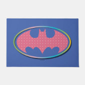 Batman | Roze poladot Logo Deurmat (Voorkant)