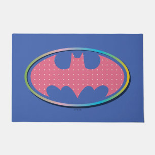 Batman   Roze poladot Logo Deurmat