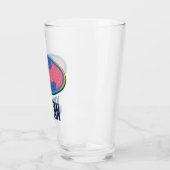 Batman | Roze poladot Logo Glas (Links)