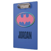 Batman | Roze poladot Logo Klembord (Links)