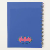 Batman | Roze poladot Logo Planner (Achterkant)
