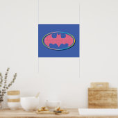 Batman | Roze poladot Logo Poster (Keuken)