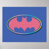 Batman | Roze poladot Logo Poster (Voorkant)