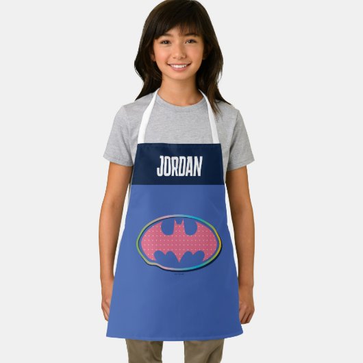 Batman | Roze poladot Logo Schort (Insitu)