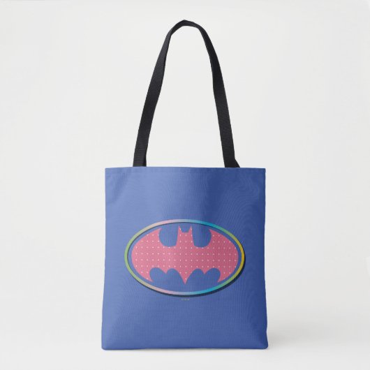 Batman | Roze poladot Logo Tote Bag (Voorkant)